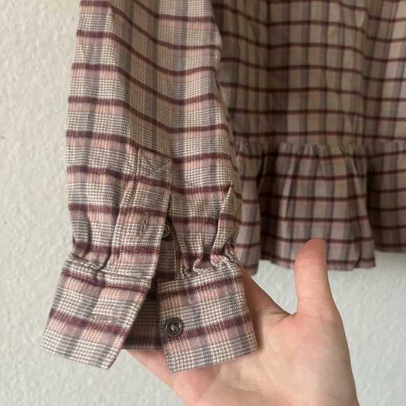 PAIGE Merrigan Top Eclipse Multi Size Small Button Western Coastal Cowgirl - Picture 12 of 12